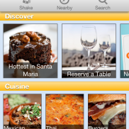 Urbanspoon Homepage That Allows You To Search Various Types of Food In Different Cities Near You