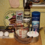 Ingredients for the Banana Chocolate Chip Pancakes